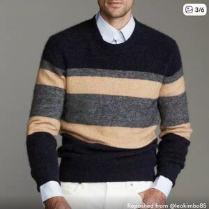 Todd Snyder Colorblock Wool sweater